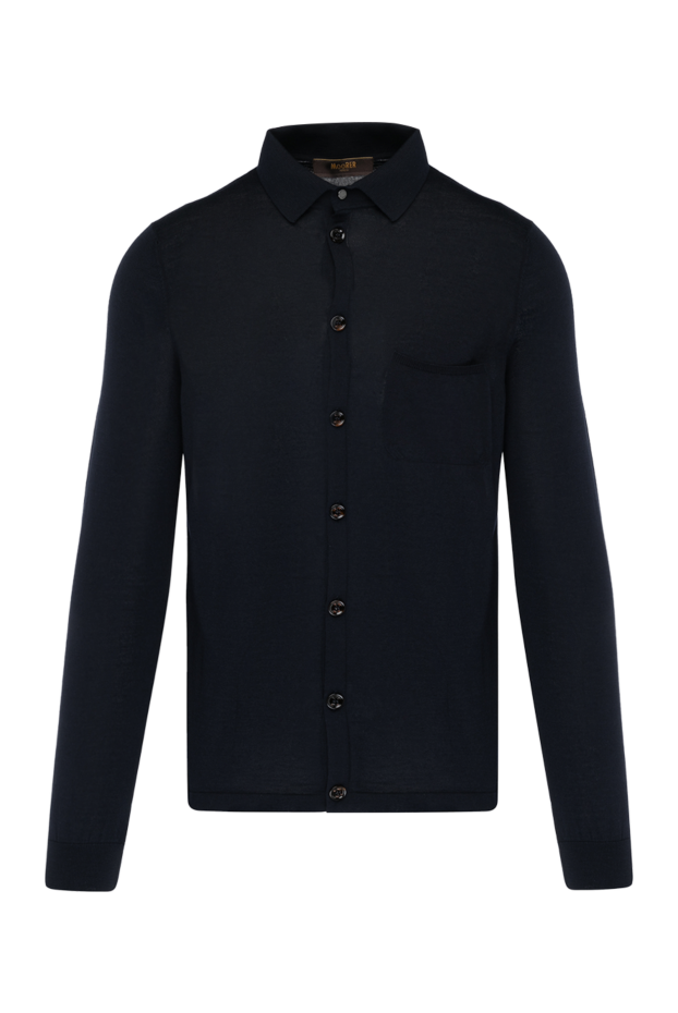 Moorer men's shirt blue 180268 - photo 1