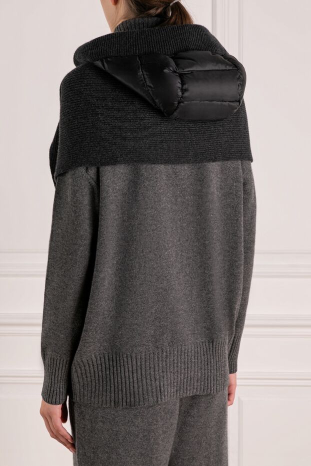 Moorer cashmere scarf with a puffy hood
 180295 - photo 3
