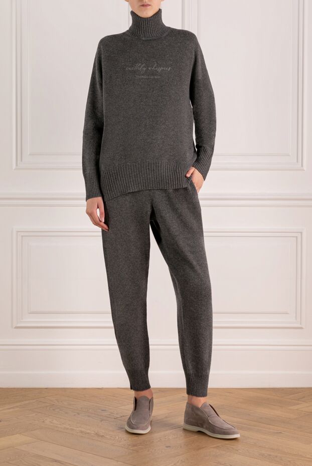 Brunello Cucinelli women's suit gray 180373 - photo 2