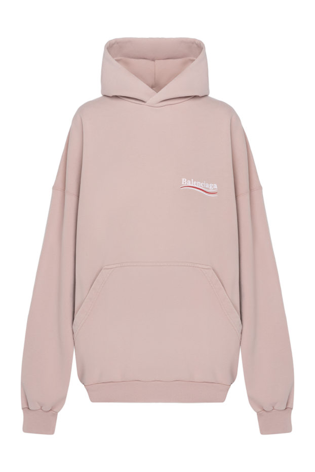 Balenciaga loose-fitting sports cotton hoodie with branded embellishments 180456 - photo 1
