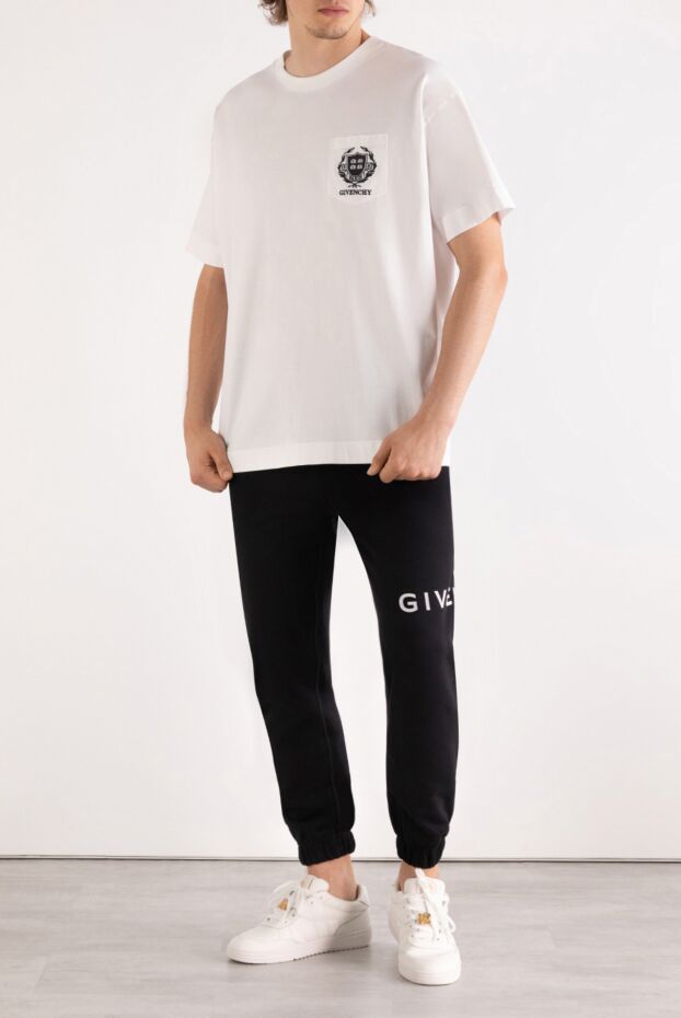 Givenchy қалталы ақ ерлер футболкалары 180487 - фото 2