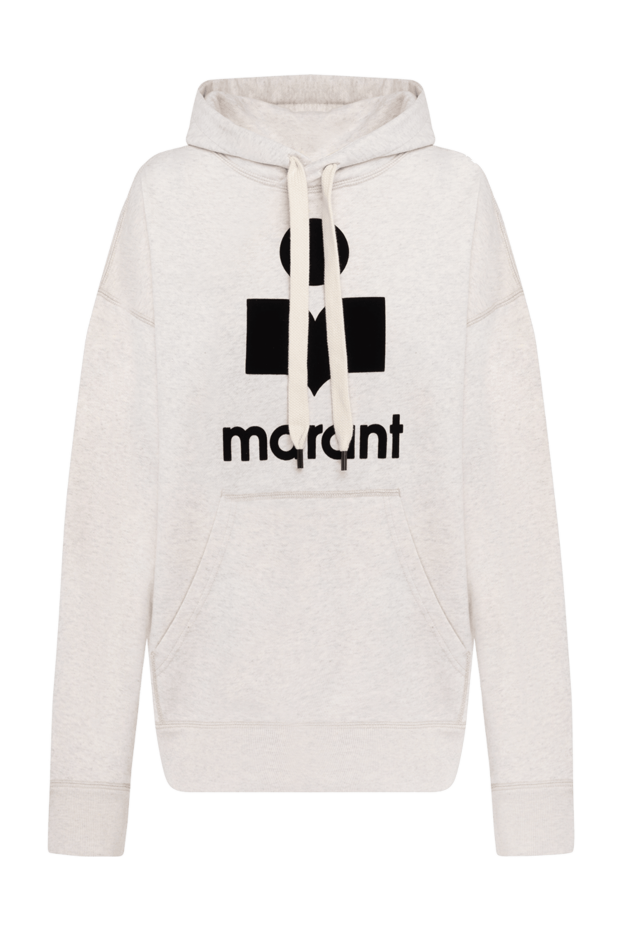 Isabel Marant loose-fitting cotton hoodie with kangaroo pocket 180625 - photo 1