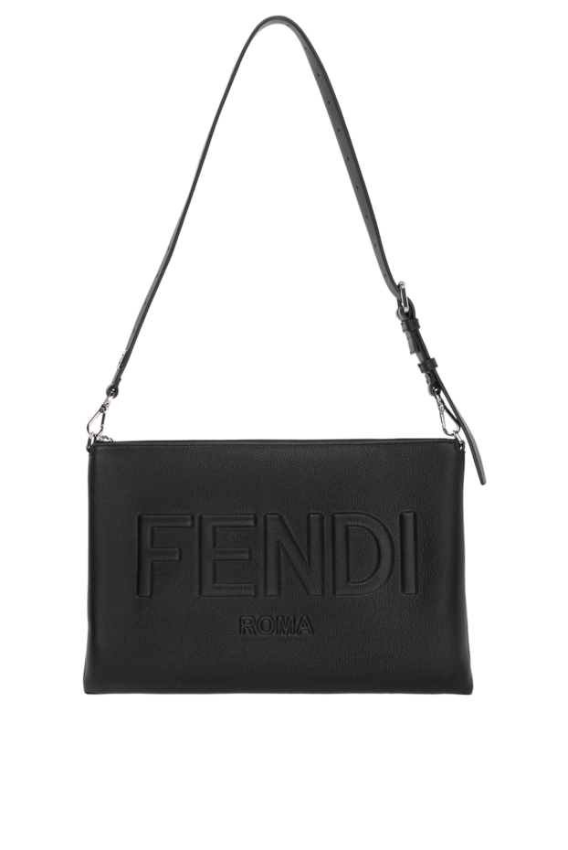 Fendi black rectangular leather bag with embossed logo
180644 - photo 1