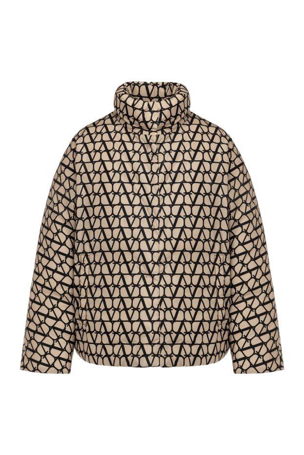 Valentino women's beige down jacket with logo. 180661 - photo 1