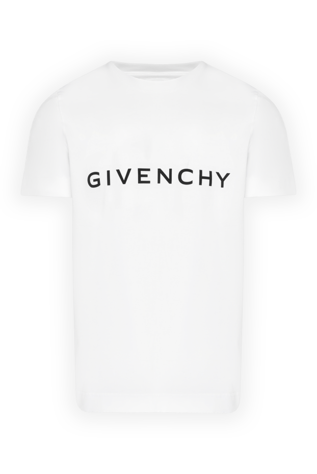 Givenchy тікелей тігілген және логотипі бар ерлерге арналған негізгі ақ футболка
180687 - фото 1