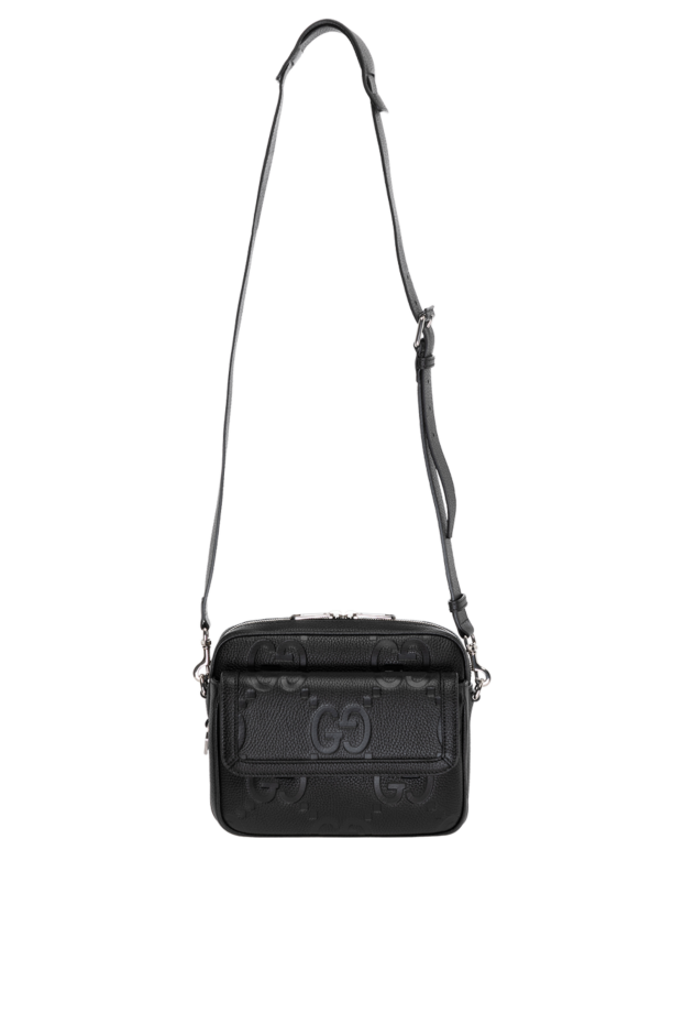 Gucci маленькая сумка через плечо из текстиля jumbo gg мужская 180738 - фото 1