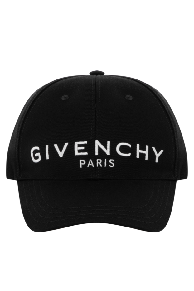 Givenchy мақта мен акрилден жасалған ерлерге арналған қара қалпақ 180745 - фото 1