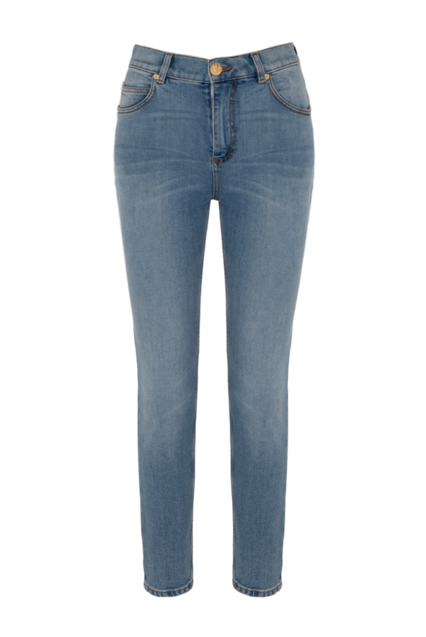 Balmain прямые джинсы женские голубые с классическим кроем
180756 - фото 1