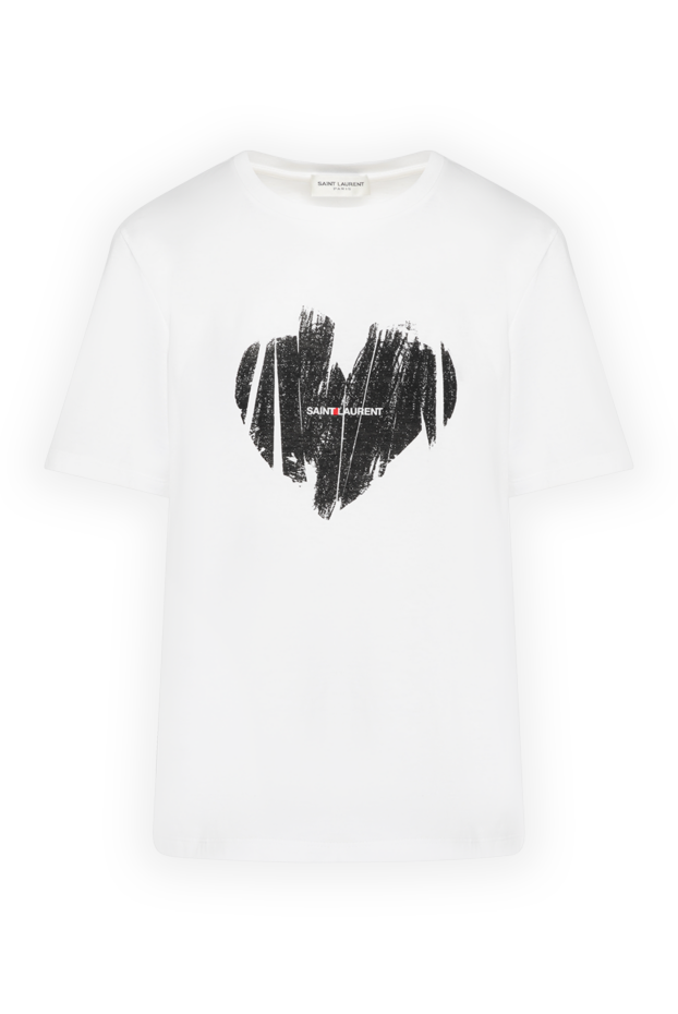 Saint Laurent women's t-shirt with a pattern 180783 - photo 1