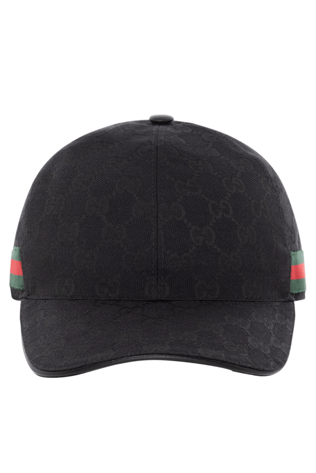 Gucci бейсболка черного цвета с рельефным узором gg и акцентной лентой
180824 - фото 1