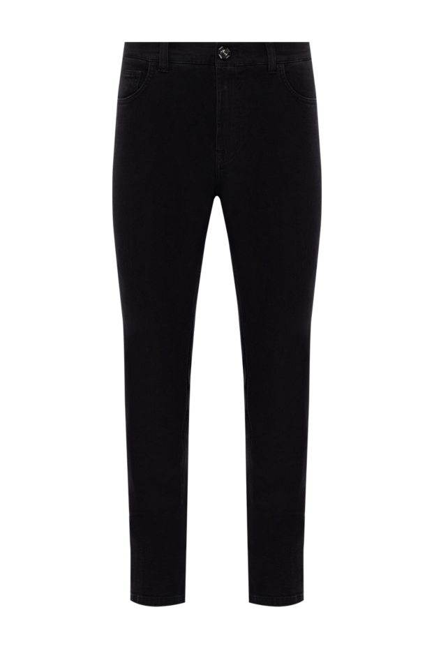 Stefano Ricci anthracite slim-fit trousers made from ultra-soft stretch denim 180881 - photo 1