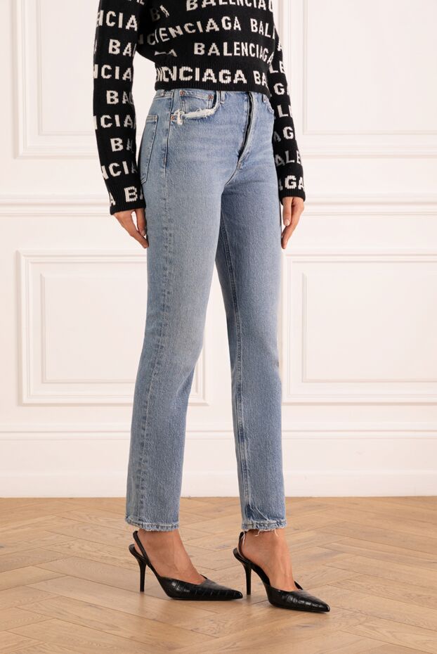 Citizens of Humanity women's blue flared jeans made of cotton 181078 - photo 3