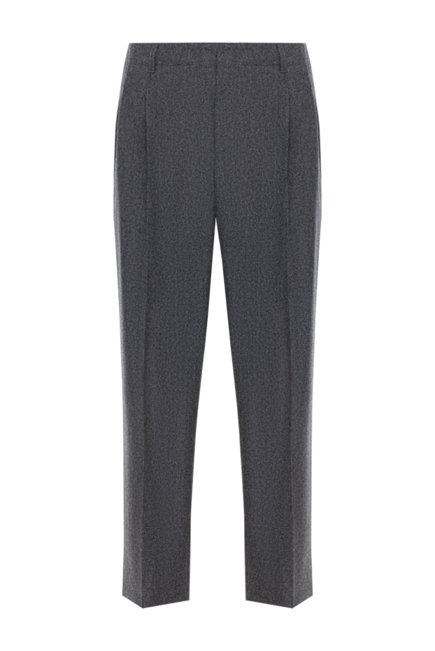 Brunello Cucinelli men's classic woolen gray pants 181151 - photo 1