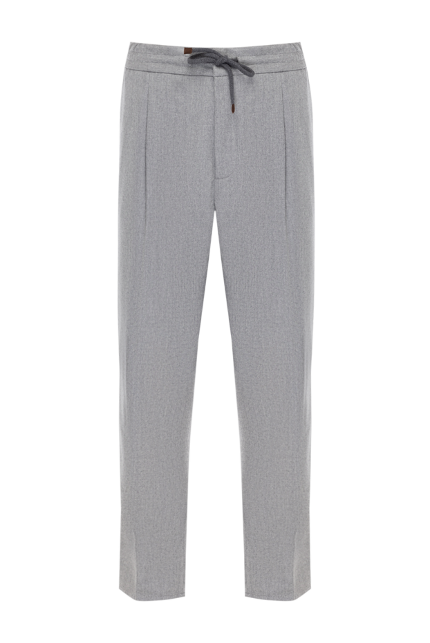 Brunello Cucinelli men's woolen gray pants 181152 - photo 1