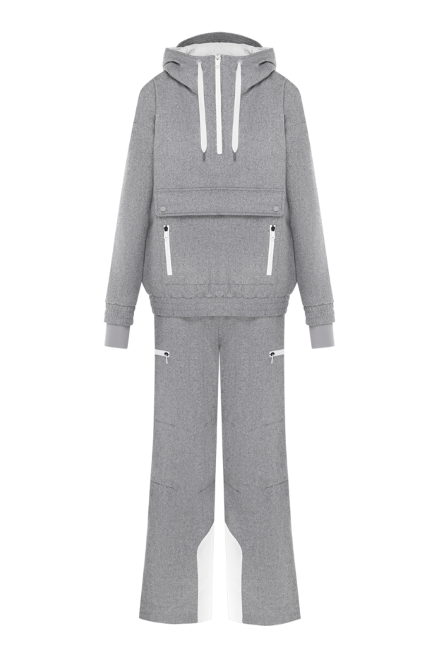 Brunello Cucinelli gray wool flannel ski suit 181172 - photo 1