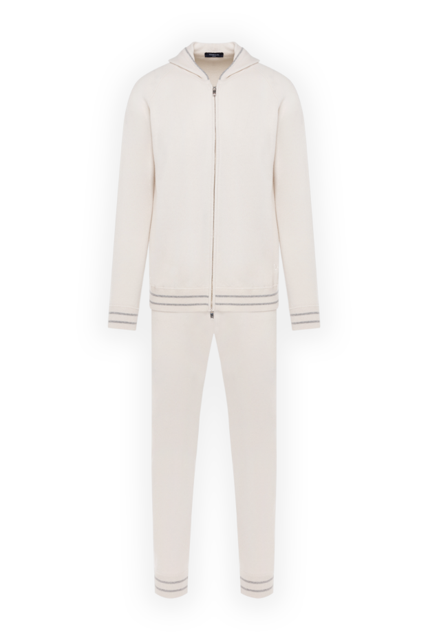 Tombolini walking suit for men white with a hood 181231 - photo 1
