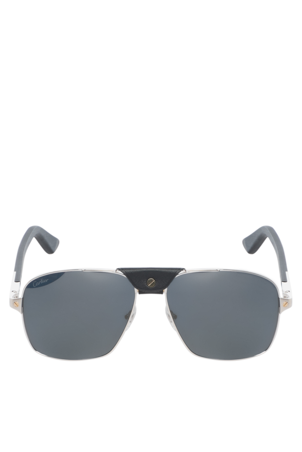 Cartier солнцезащитные мужские очки santos из титана 181234 - фото 1