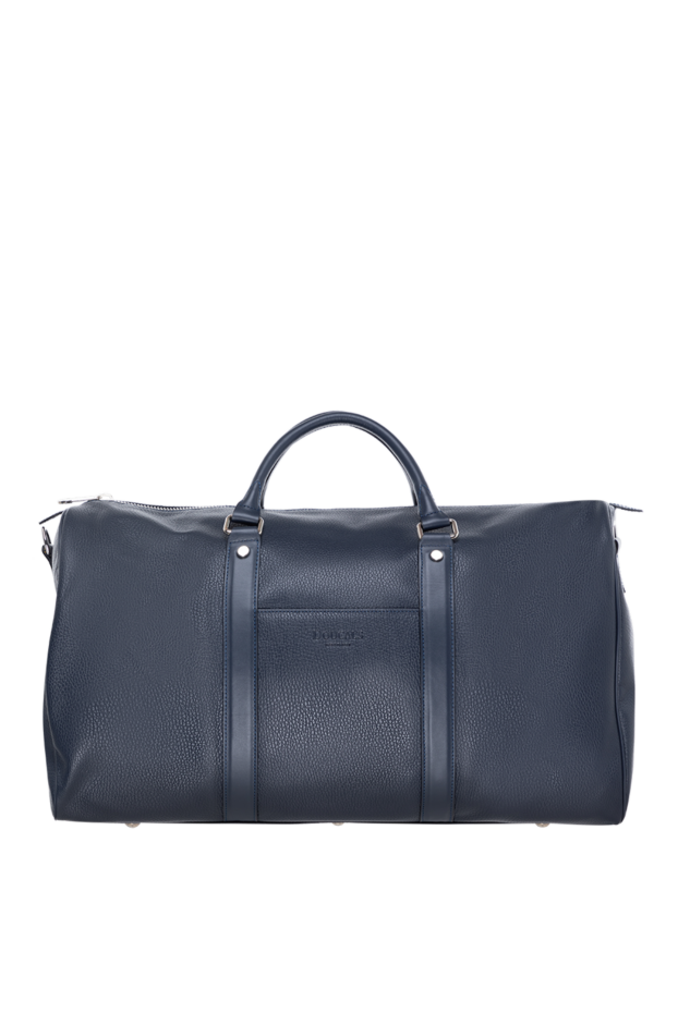 Female blue bag of lamb leather - photo 1