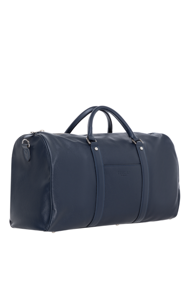 Doucal`s female blue bag of lamb leather 184659 - photo 3