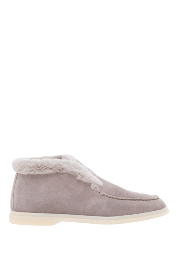 Fleur de Paris women's high loafers with soft fur and light soles 184697 - photo 1