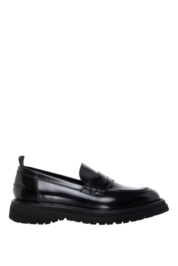 Barrett leather penny loafers black mens 184708 - photo 1
