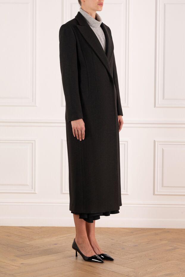 Fleur de Paris women's long black coat 184719 - photo 3