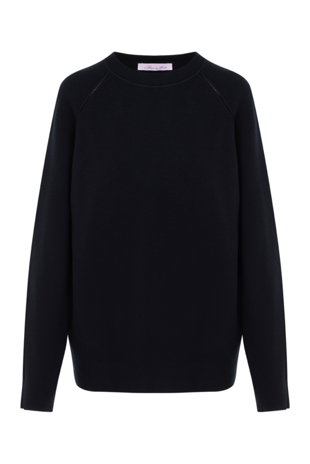 Fleur de Paris women's minimalist black jumper in casual style 184748 - photo 1