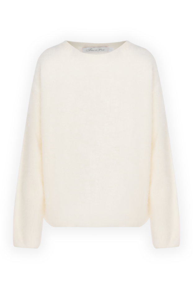 Fleur de Paris white cashmere jumper for women 184750 - photo 1