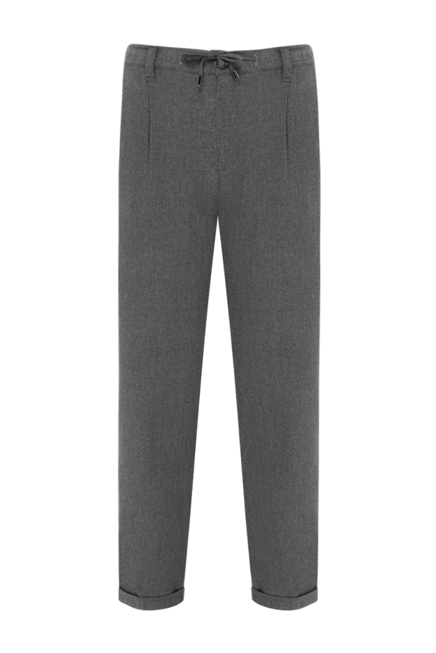 Scissor Scriptor men's gray trousers with pintucks 184778 - photo 1