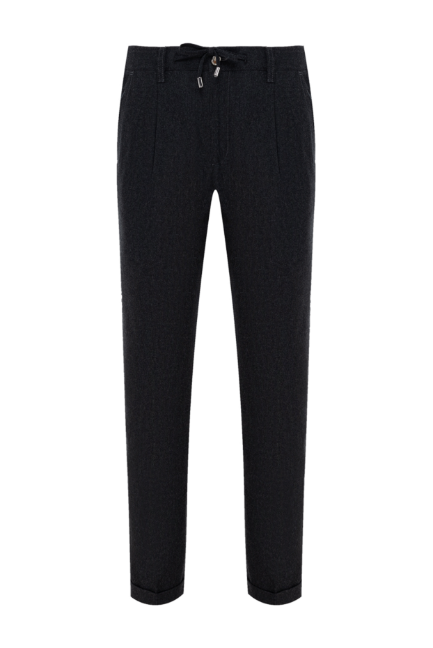 Scissor Scriptor men's gray trousers with pintucks and cuffs 184779 - photo 1