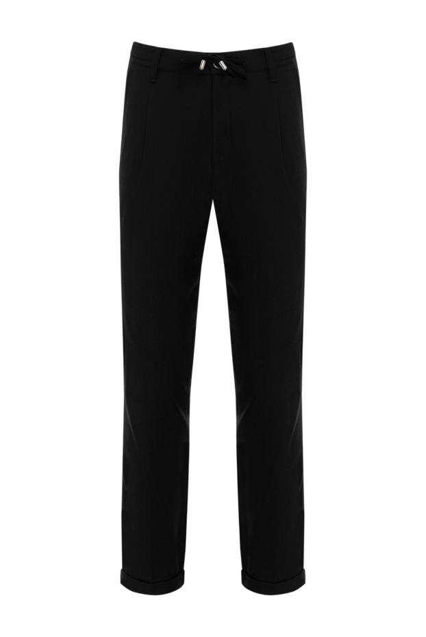 Scissor Scriptor men's black trousers with pintucks and cuffs 184780 - photo 1