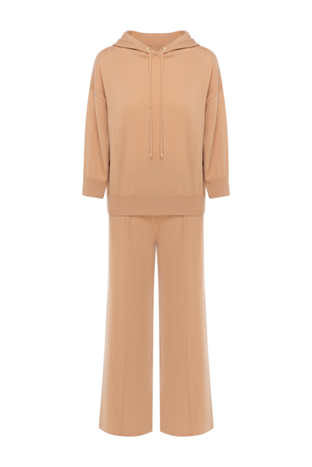 Max&Moi women's beige wool and cashmere tracksuit with a hood
184820 - photo 1