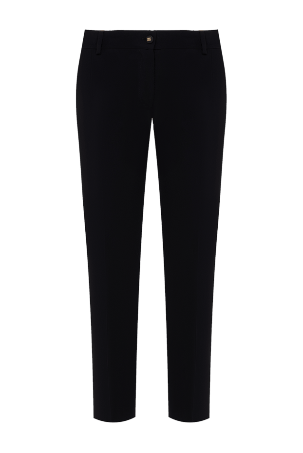 Dolce & Gabbana women's tapered black wool trousers 184869 - photo 1