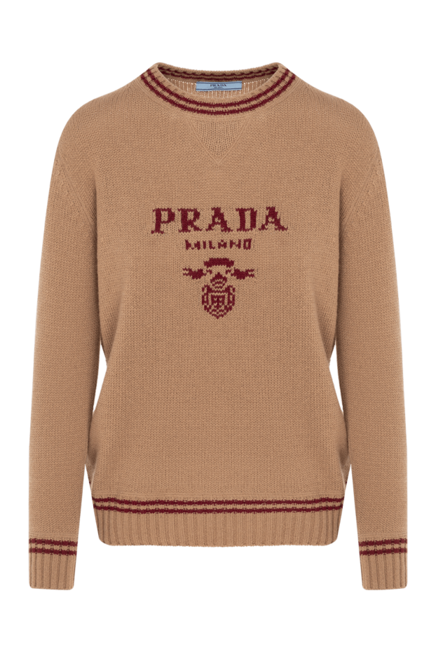 Prada brown women's jumper with logo 184926 - photo 1