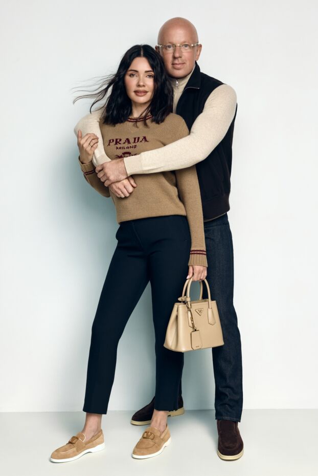 Prada brown women's jumper with logo 184926 - photo 2