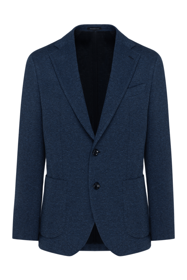 Sartoria Latorre cotton jacket for men blue 184980 - photo 1