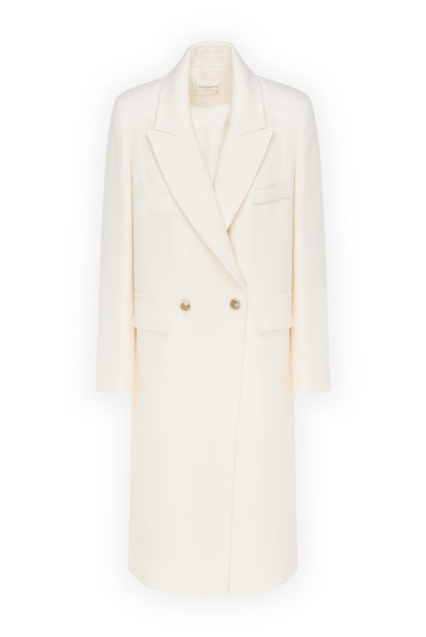 Interdee women's woolen coat long white 185000 - photo 1