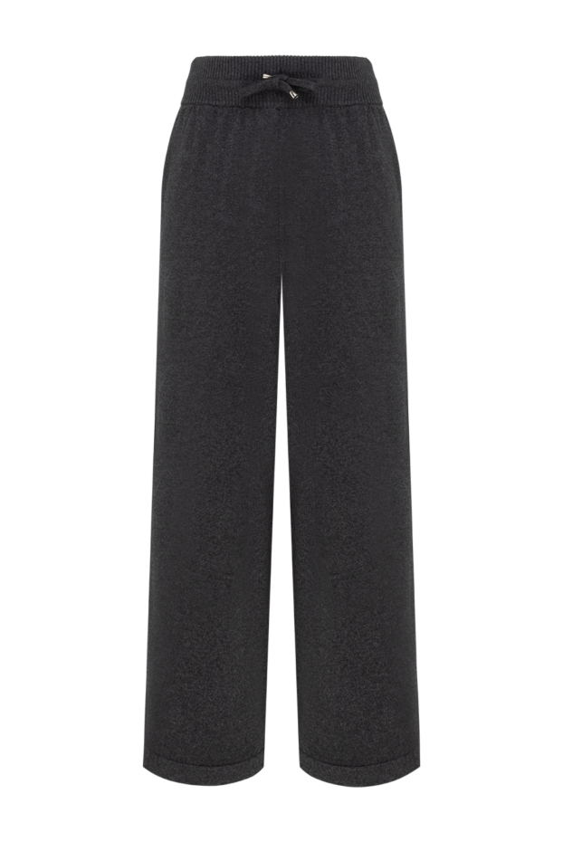 Cesare di Napoli men's gray winter trousers with cuffs 185031 - photo 1