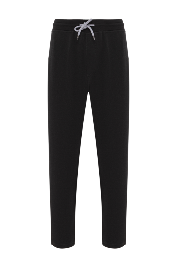 Brunello Cucinelli basic black men's joggers for everyday style
185131 - photo 1