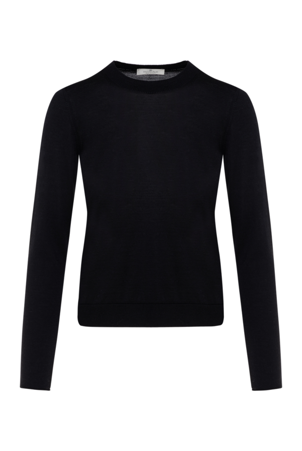 Panicale women's black jumper made of wool and silk 185160 - photo 1
