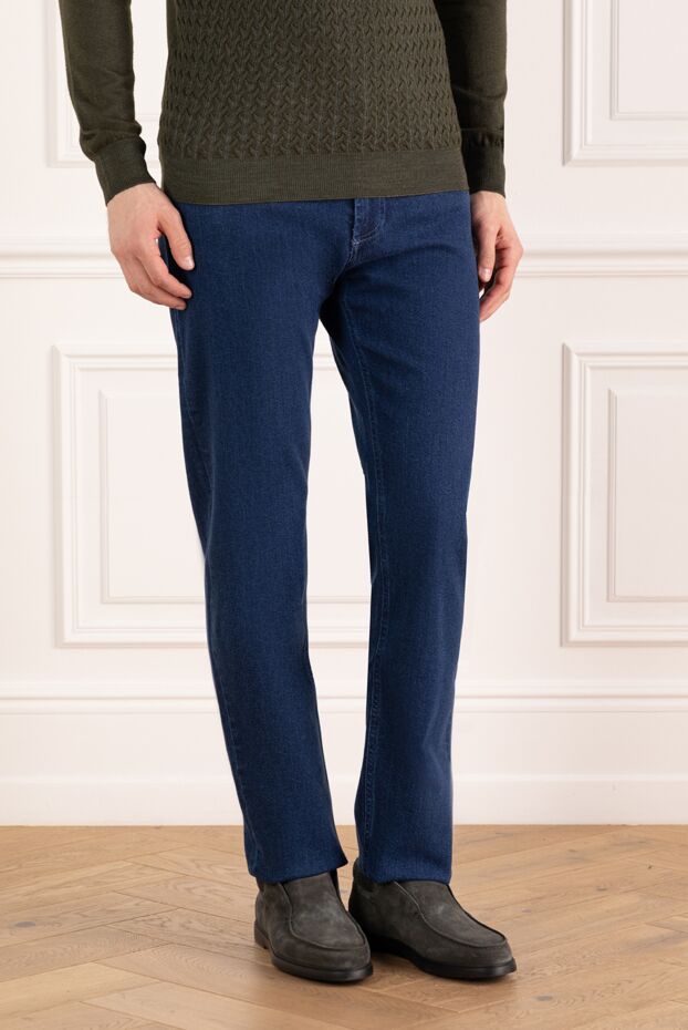 Portofino straight blue jeans for men 185169 - photo 3