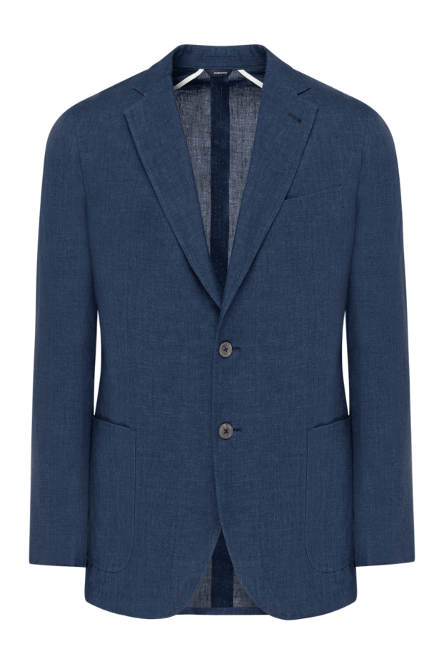 Sartoria Latorre men's blue linen jacket 185234 - photo 1