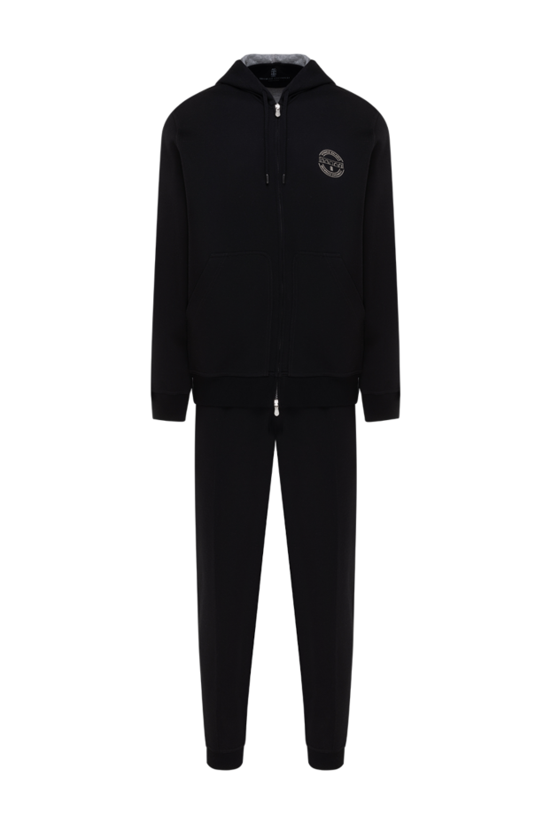 Brunello Cucinelli black tracksuit with hood and logo 185266 - photo 1