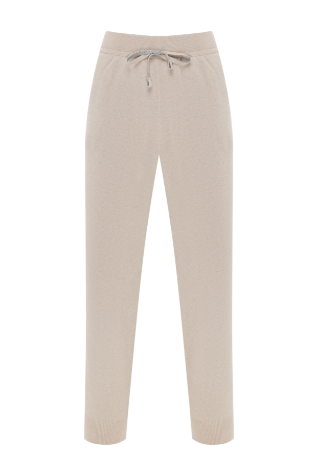 Loro Piana брюки трикотажные кашемировые мужские бежевые 185360 - фото 1