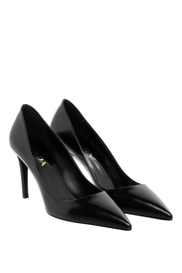 Prada туфли из лакированной кожи черные 185377 - фото 3