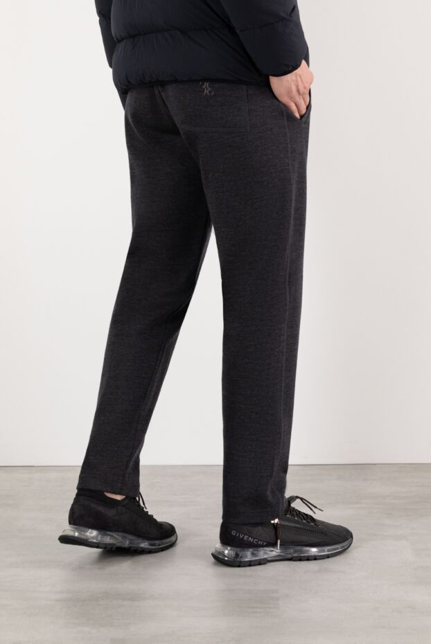 Givenchy кроссовки spectre из стеганой ткани и замши 
черные мужские 185383 - фото 2