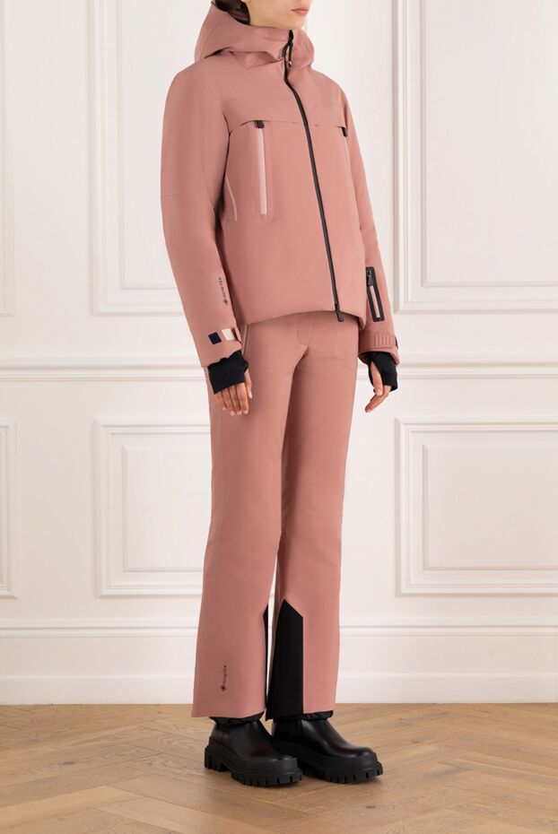 Moncler grenoble қызғылт әйелдер шаңғы костюмі 185401 - фото 3