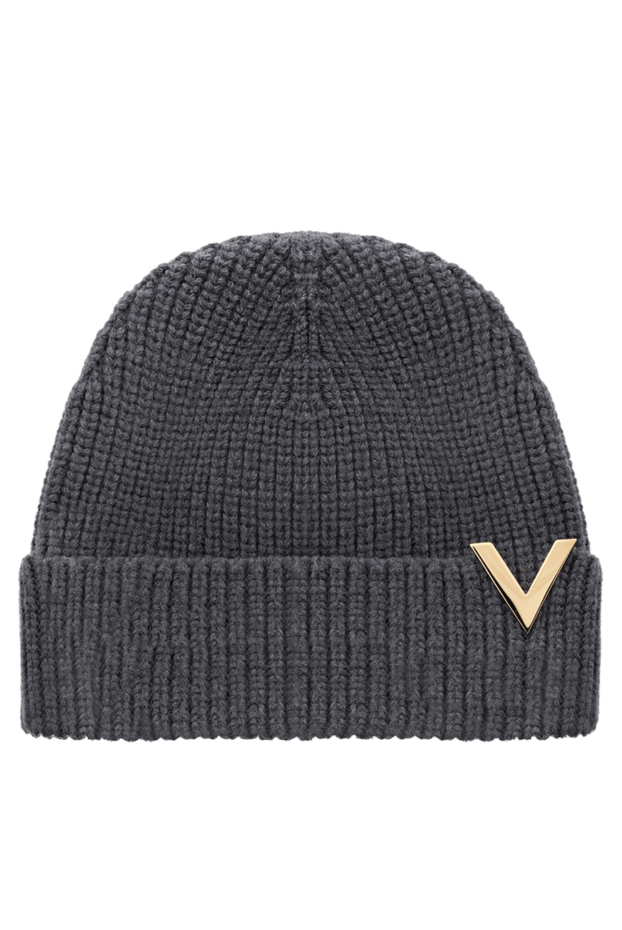 Valentino women's gray wool hat 185407 - photo 1
