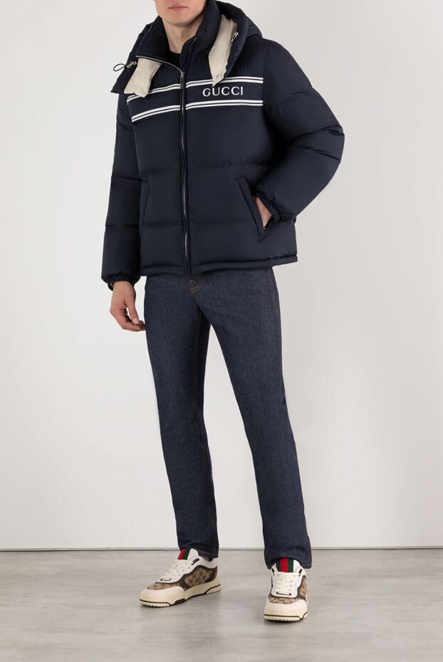 Gucci classic-fit jacket with padding and print 185560 - photo 2