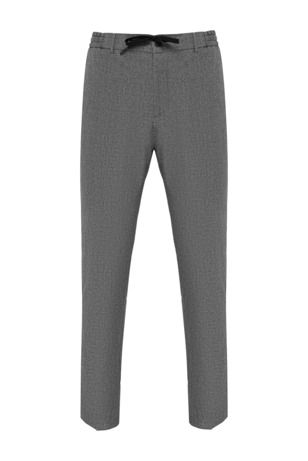 Berwich gray melange trousers for men 185609 - photo 1